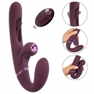RC STRAPLESS STRAP-ON WITH FLICKING TONGUE