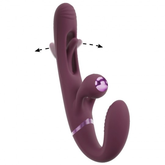 RC STRAPLESS STRAP-ON WITH FLICKING TONGUE