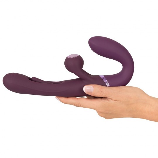 RC STRAPLESS STRAP-ON WITH FLICKING TONGUE