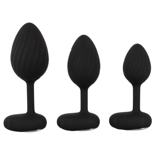RC BUTT PLUG SET WITH VIBRATION