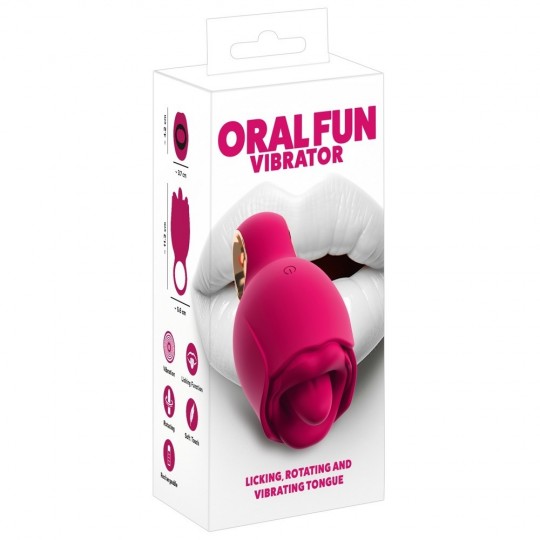 ORAL FUN VIBRATOR LICKING AND VIBRATING TONGUE