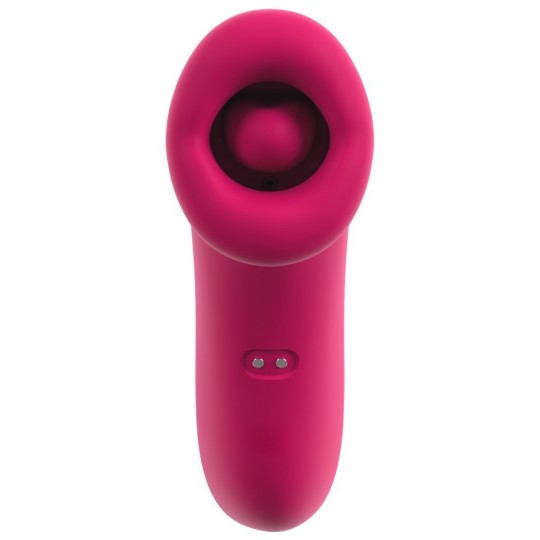 ORAL FUN VIBRATOR SUCKING MOUTH VIBRATING TONGUE