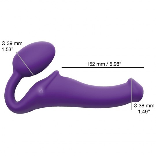 VIBRATING BENDABLE STRAP-ON