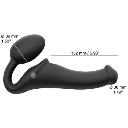 VIBRATING BENDABLE STRAP-ON