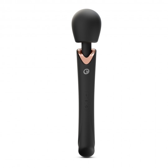 HOLLY VIBROMASSEUR WAND RECHARGEABLE NOIR CRUSHIOUS