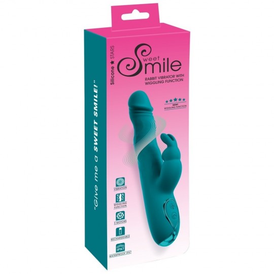 RABBIT VIBRATOR WITH WIGGLING FUNCTION