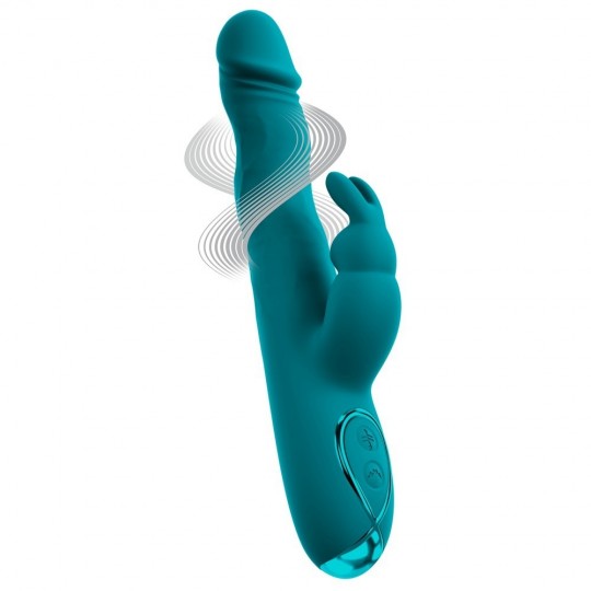 RABBIT VIBRATOR WITH WIGGLING FUNCTION