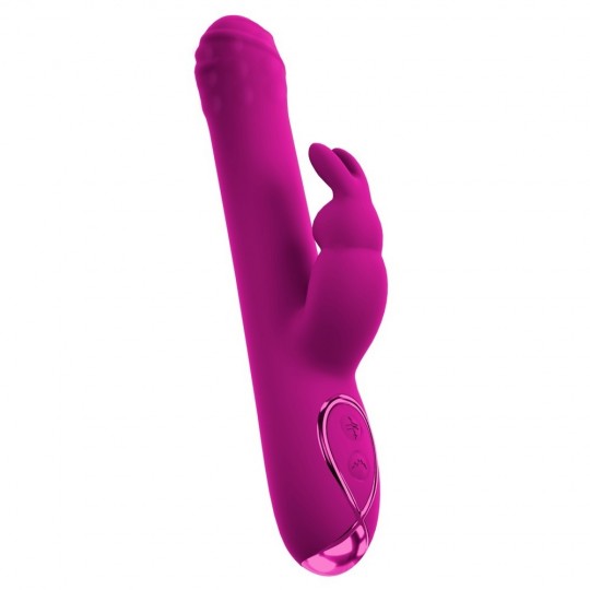 RABBIT VIBRATOR WITH ROTATION AND THRUST FUNCTION
