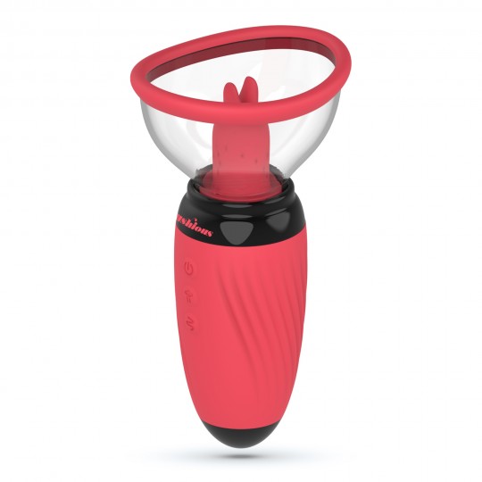 CRUSHIOUS SCARLET VULVA PUMP RECHARGEABLE STIMULATOR
