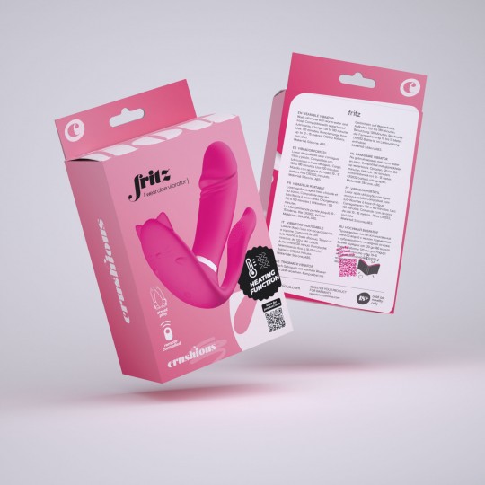 ESTIMULADOR COM CONTROLO REMOTO FRITZ CRUSHIOUS ROSA