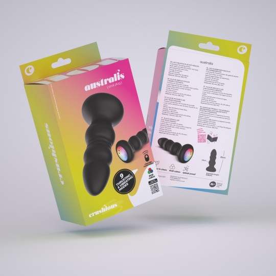 AUSTRALIS PLUG ANAL AVEC LED ET COMMANDE À DISTANCE CRUSHIOUS