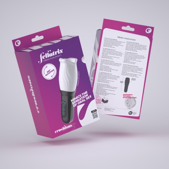 MASTURBATEUR AVEC COUPE ROTATIVE FELLATRIX CRUSHIOUS