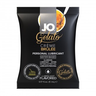 GELATO - CREME BRULEE - WATERBASED LUBRICANT - 0.17 FL OZ / 5 ML - SACHET