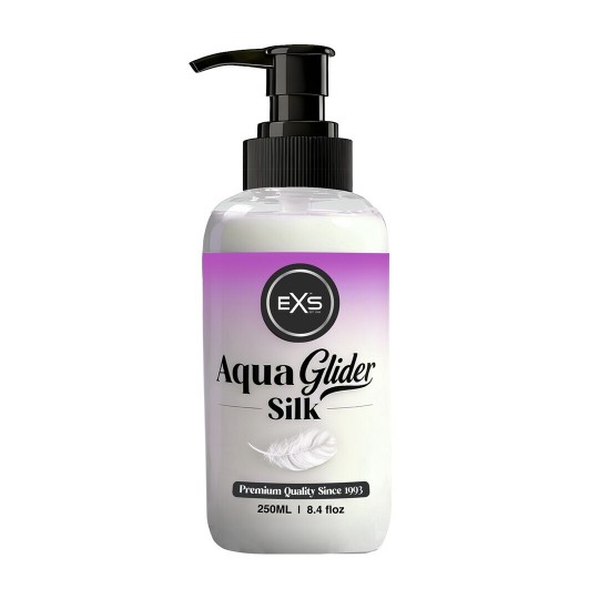 EXS AQUAGLIDER SILK - WATERBASED LUBRICANT - 8.4 FL OZ / 250 ML