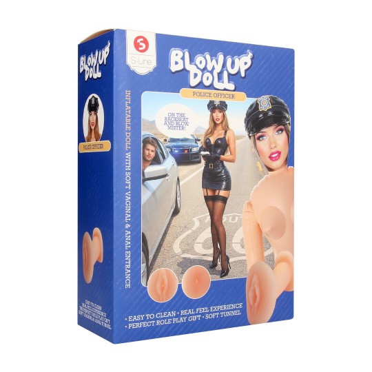 POLICE OFFICER - BLOWUP DOLL - VAGINAL AND ANAL
