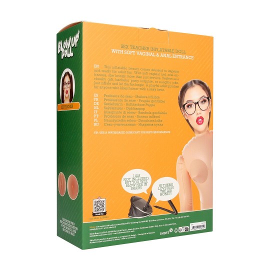 SEX TEACHER - BLOWUP DOLL - VAGINAL AND ANAL