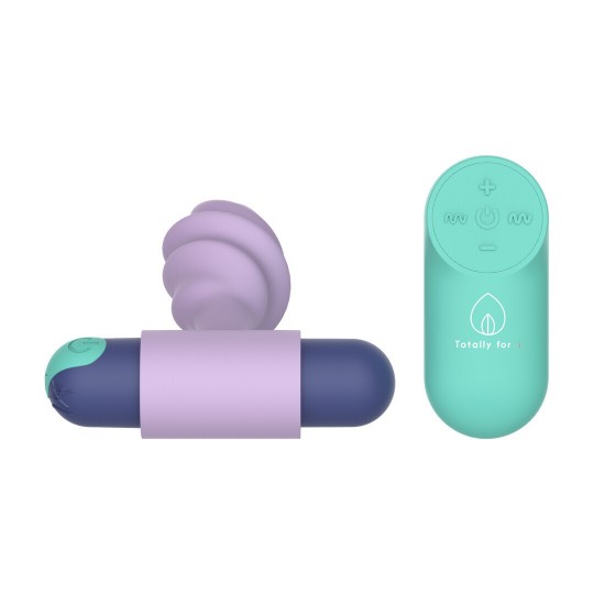TWISTER - 2 IN 1 BUTT PLUG WITH RECHARGABLE BULLET - MULTICOLOR