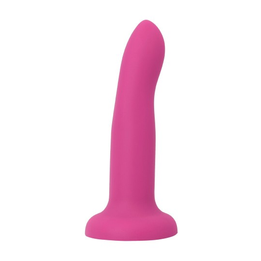 STYLISH HARNESS DILDO 13,5 CM - S - FUCHSIA