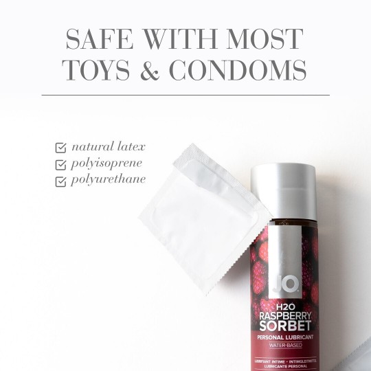 H2O - RASPBERRY SORBET - WATERBASED LUBRICANT - 1 FL OZ / 30 ML