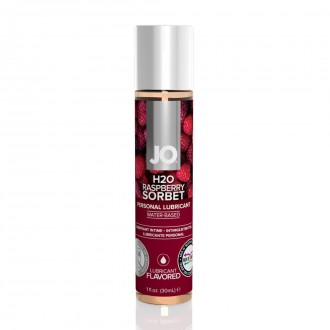 H2O - RASPBERRY SORBET - WATERBASED LUBRICANT - 1 FL OZ / 30 ML