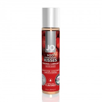 H2O - STRAWBERRY KISSES - WATERBASED LUBRICANT - 1 FL OZ / 30 ML