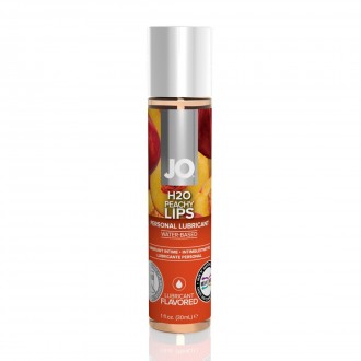 H2O - PEACHY LIPS - WATERBASED LUBRICANT - 1 FL OZ / 30 ML