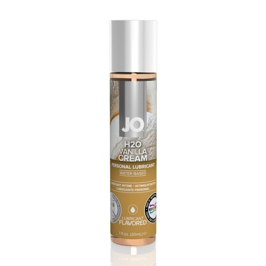 H2O - VANILLA CREAM - WATERBASED LUBRICANT - 1 FL OZ / 30 ML