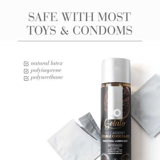 GELATO - DECADENT DOUBLE CHOCOLATE - WATERBASED LUBRICANT - 1 FL OZ / 30 ML