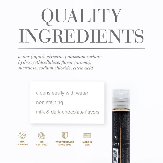 GELATO - DECADENT DOUBLE CHOCOLATE - WATERBASED LUBRICANT - 1 FL OZ / 30 ML