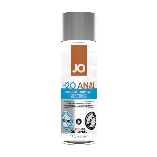 H2O ANAL - ORIGINAL - WATERBASED LUBRICANT - 2 FL OZ / 60 ML
