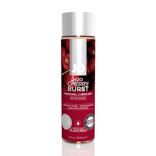 H2O - CHERRY BURST - WATERBASED LUBRICANT - 4 FL OZ / 120 ML