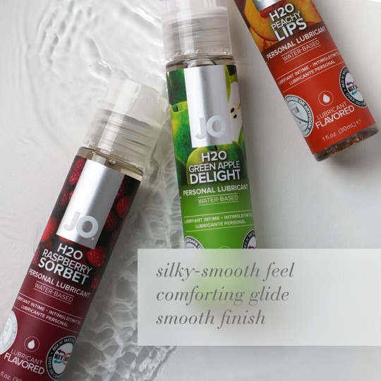 H2O - RASPBERRY SORBET - WATERBASED LUBRICANT - 4 FL OZ / 120 ML