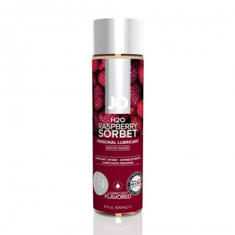 H2O - RASPBERRY SORBET - WATERBASED LUBRICANT - 4 FL OZ / 120 ML