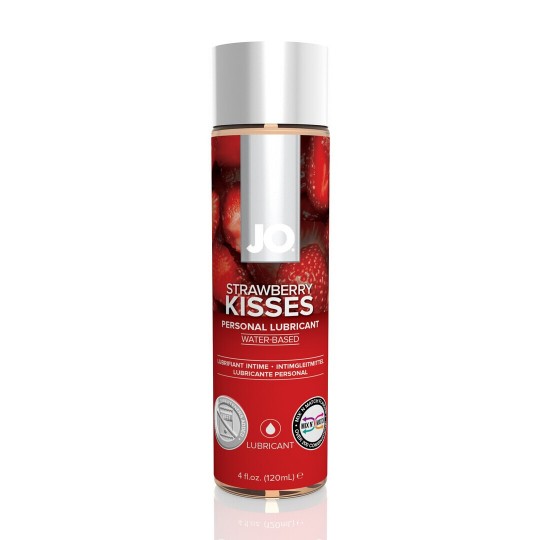 H2O - STRAWBERRY KISSES - WATERBASED LUBRICANT - 4 FL OZ / 120 ML