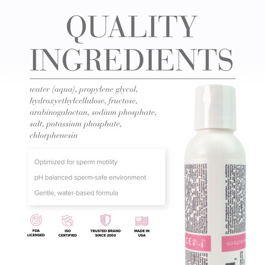 ACTIVELY TRYING (TTC) - PARABEN-FREE WATERBASED LUBRICANT - 4 FL OZ / 120 ML