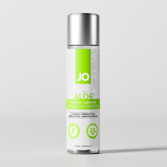 ALOE - WATERBASED AND ORGANIC ALOE LUBRICANT - 4 FL OZ / 120 ML