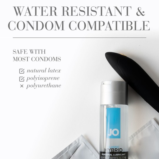 CLASSIC HYBRID - WATERBASED AND SILICONEBASED LUBRICANT - 4 FL OZ / 120 ML