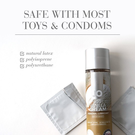H2O - VANILLA CREAM - WATERBASED LUBRICANT - 4 FL OZ / 120 ML