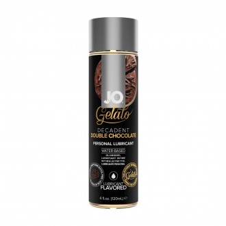 GELATO - DECADENT DOUBLE CHOCOLATE - WATERBASED LUBRICANT - 4 FL OZ / 120 ML
