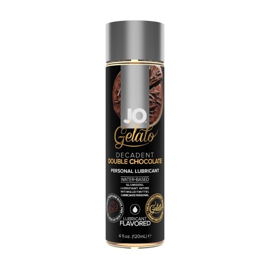GELATO - DECADENT DOUBLE CHOCOLATE - WATERBASED LUBRICANT - 4 FL OZ / 120 ML