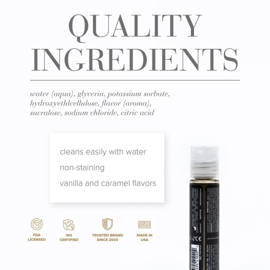 GELATO - CREME BRULEE - WATERBASED LUBRICANT - 1 FL OZ / 30 ML