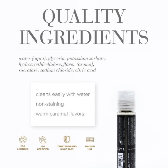 GELATO - SALTED CARAMEL - WATERBASED LUBRICANT - 1 FL OZ / 30 ML