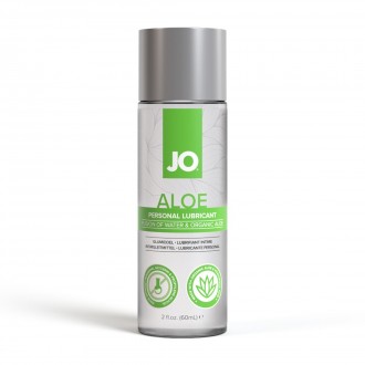 ALOE - WATERBASED AND ORGANIC ALOE LUBRICANT - 2 FL OZ / 60 ML