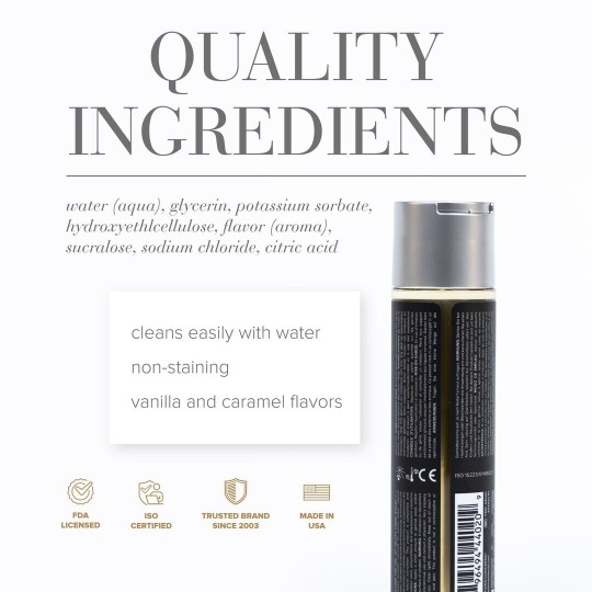 GELATO - CREME BRULEE - WATERBASED LUBRICANT - 4 FL OZ / 120 ML