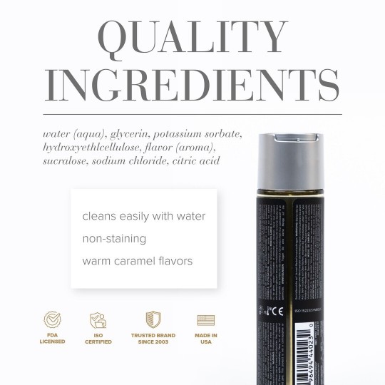 GELATO - SALTED CARAMEL - WATERBASED LUBRICANT - 4 FL OZ / 120 ML