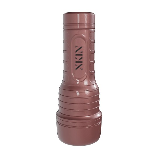 METALLIX - LEXI ROUGE - VIBRATING TORCH MASTURBATOR - ASS - 590G - ROSE GOLD/FLESH