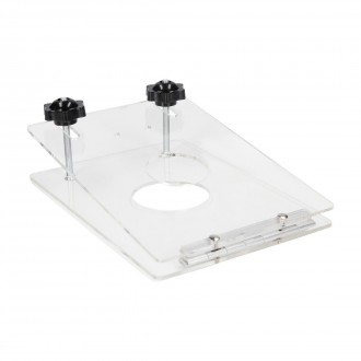 ACRYLIC PENIS AND TESTICLE CRUSHER - CLEAR
