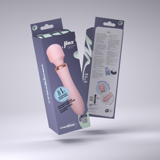 VARINHA MASSAJADORA DUAL JINX VINHO ROSÉ CRUSHIOUS