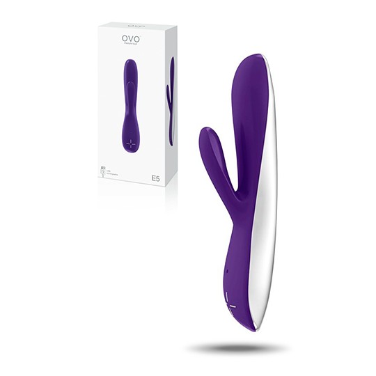 Vibratore ricaricabile E5 uovo viola