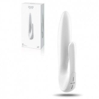 OVO J2 RECHARGEABLE VIBRATOR WHITE